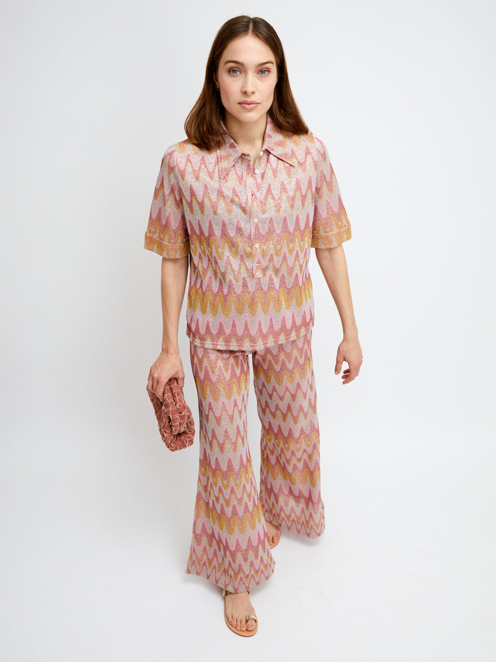 PANTALON GIUDECCA VAGUE ROSE