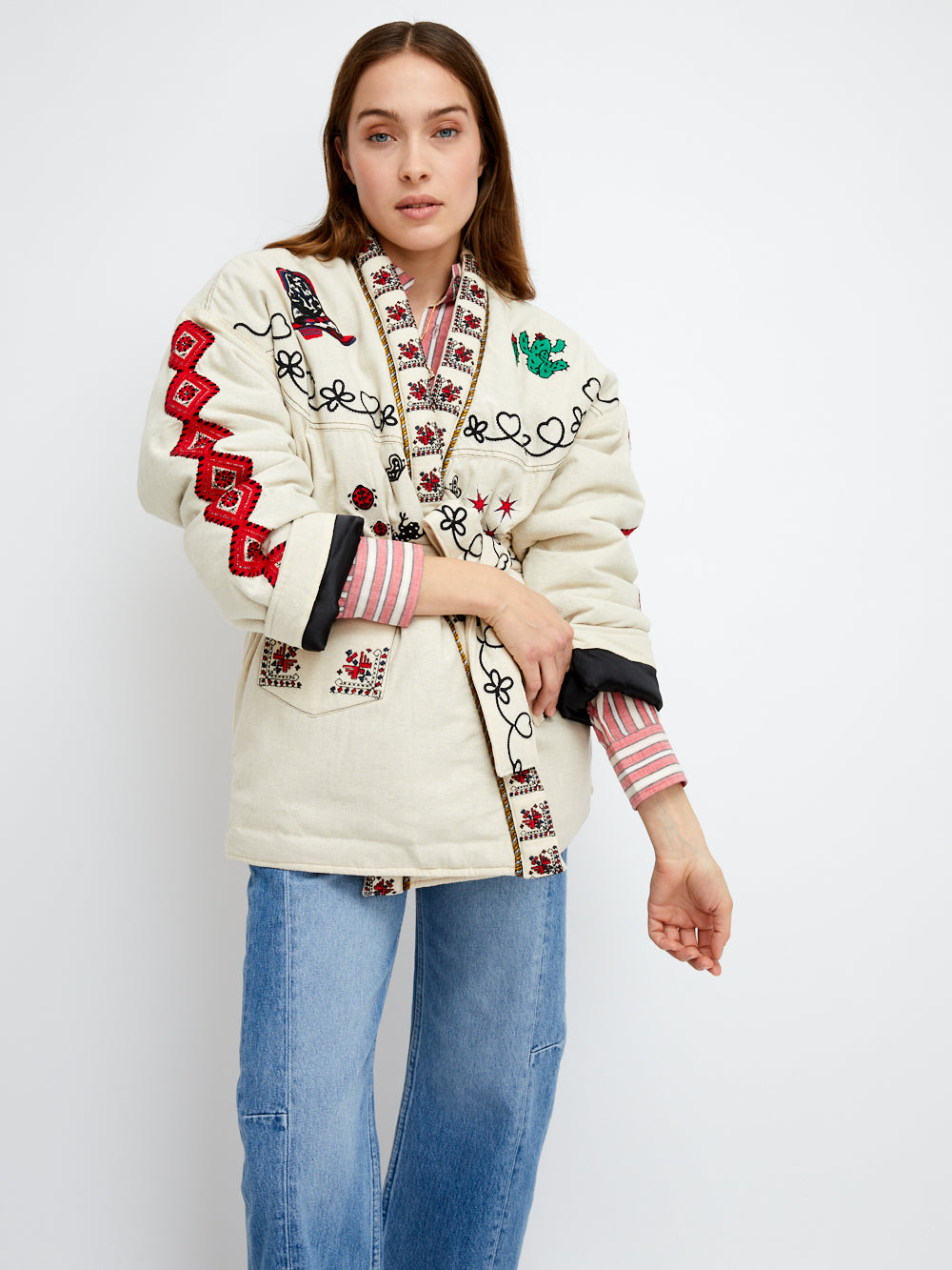 KIMONO YELLOWSTONE WHITE