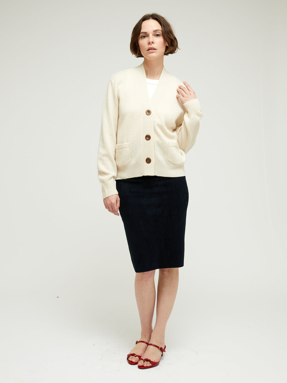 CARDIGAN LOU ANTIQUE WHITE
