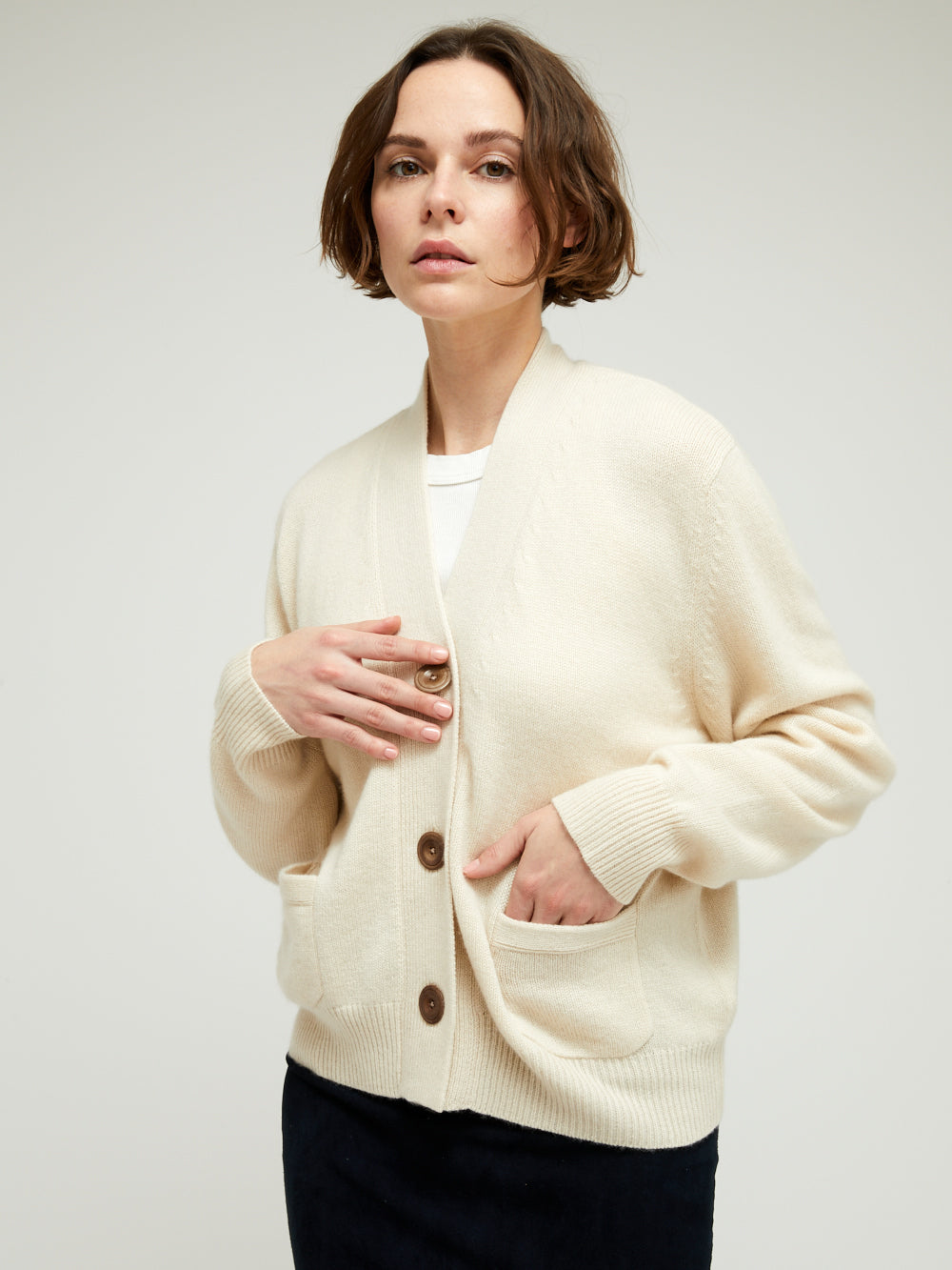 CARDIGAN LOU ANTIQUE WHITE