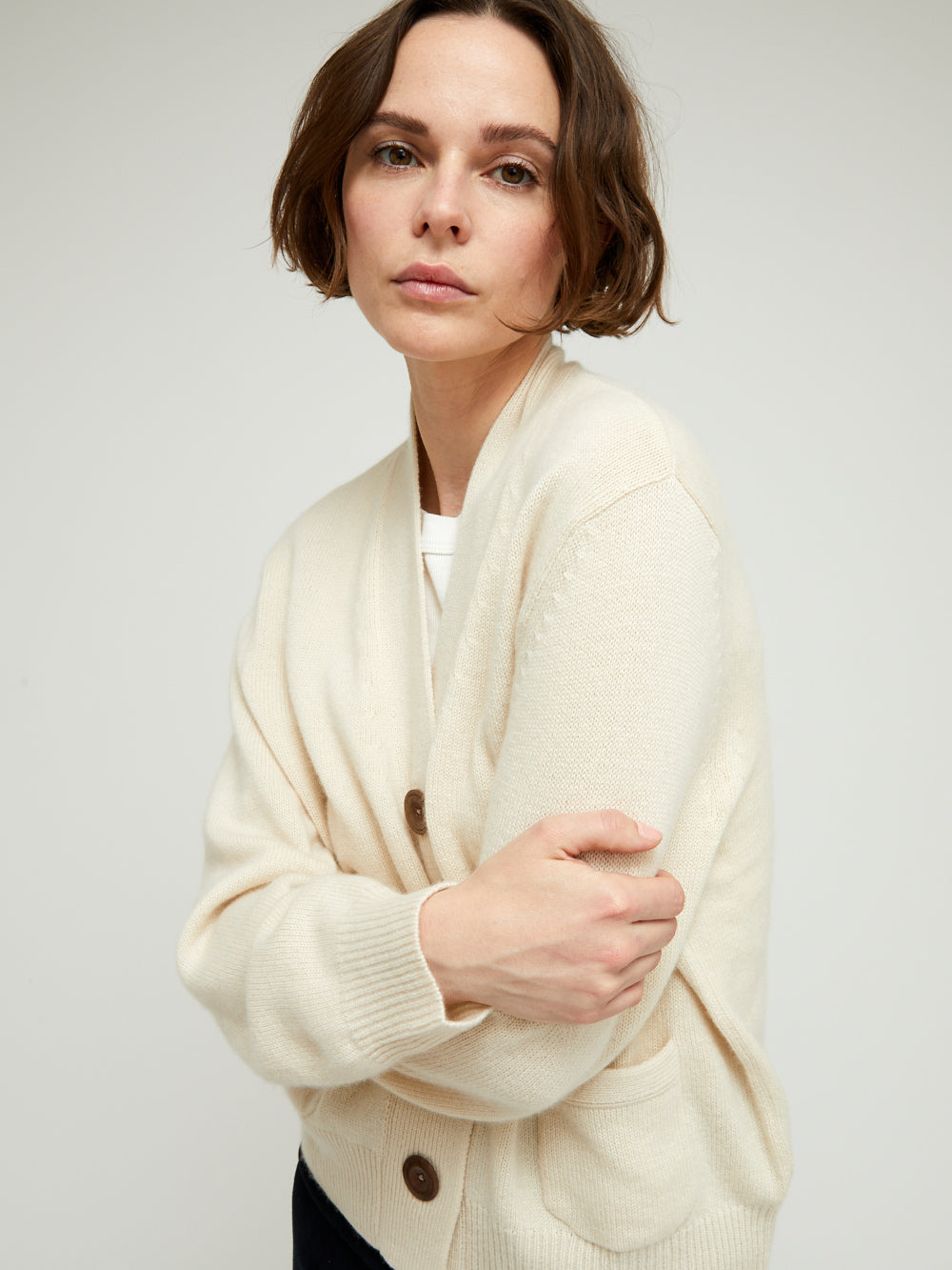 CARDIGAN LOU ANTIQUE WHITE