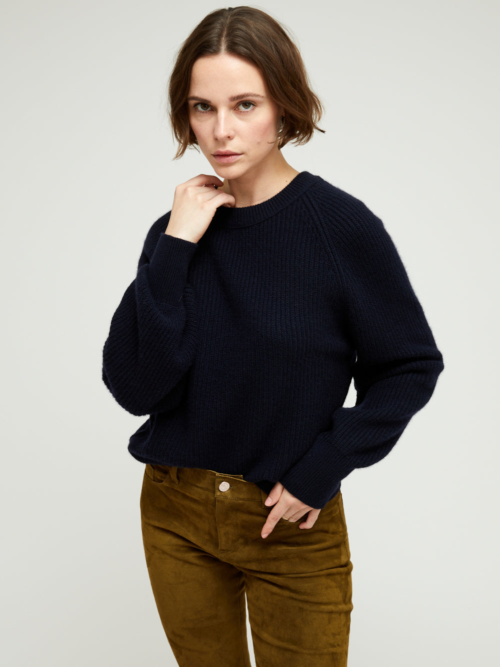 MARLOW NERO NAVY SWEATER