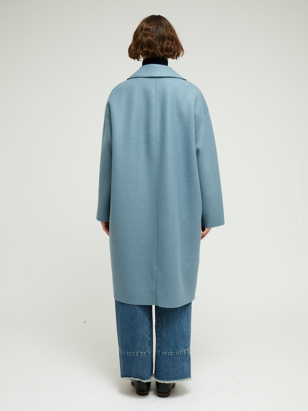 MANTEAU DROPPED SHOULDER MINERAL GREY