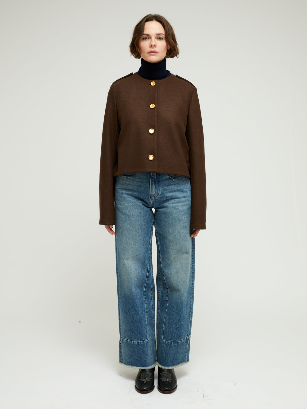 SHORT CASHMERE JACKET