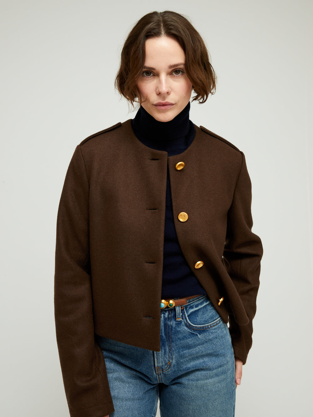 SHORT CASHMERE JACKET