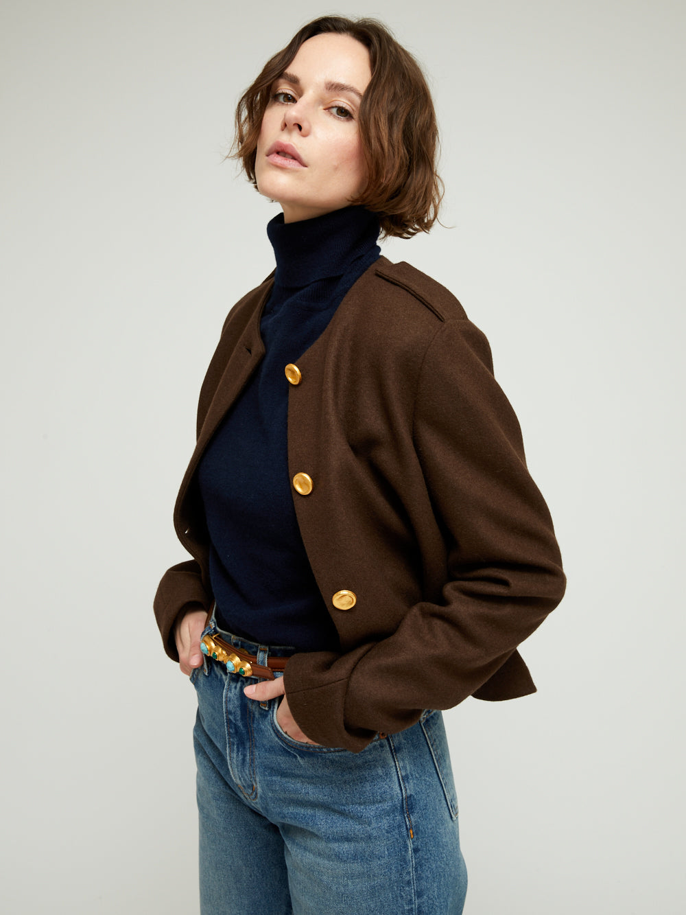 SHORT CASHMERE JACKET