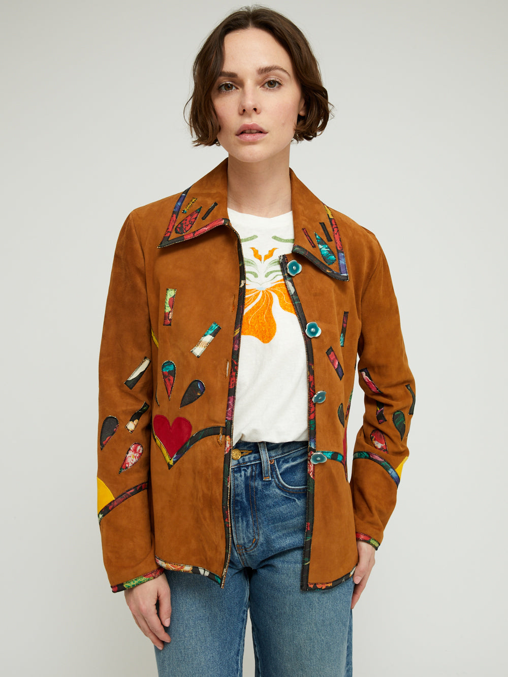 VESTE DYLAN COGNAC
