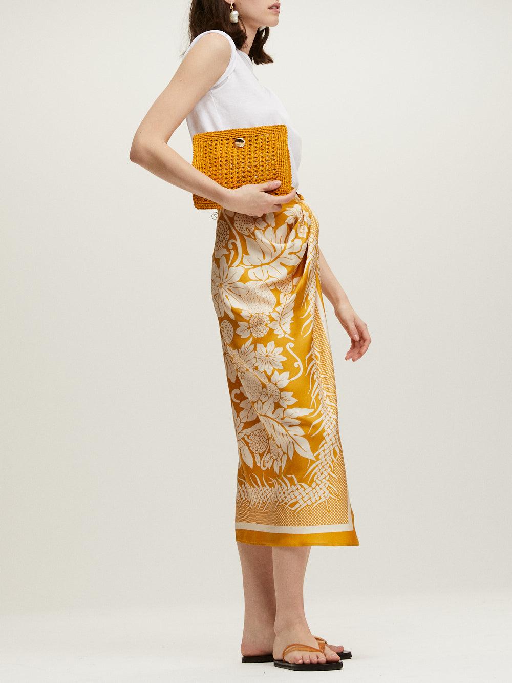 JUPE SARONG LAMOUR JAUNE