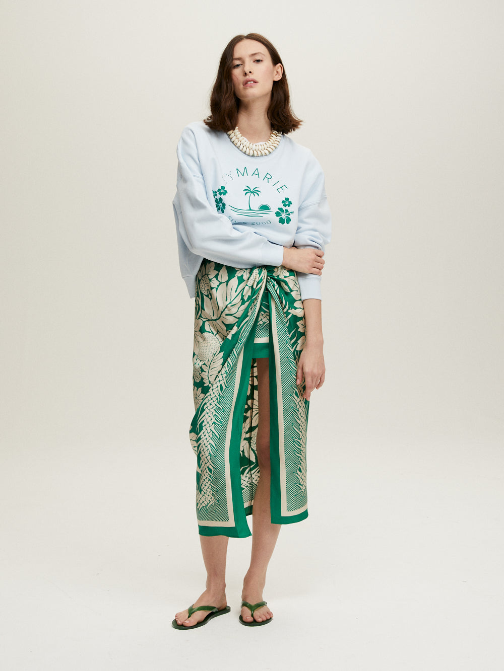 25 YEARS SHORT SKY BLUE SWEATSHIRT