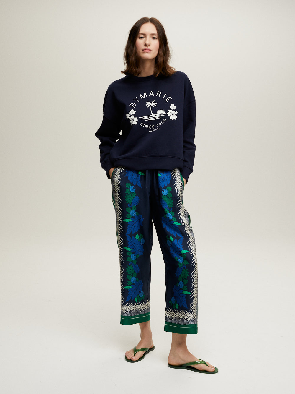 25 YEARS SHORT NAVY SWEATSHIRT