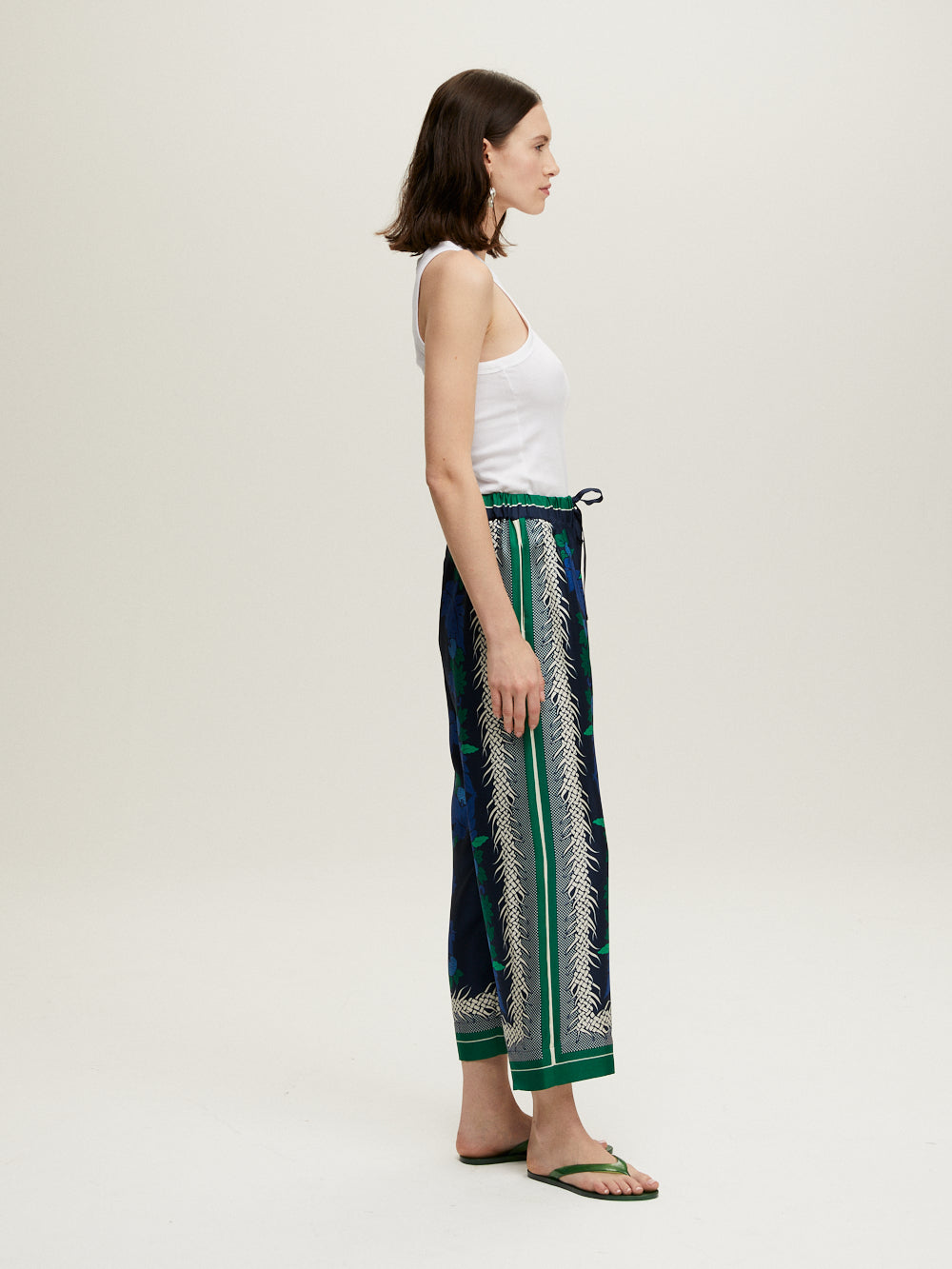 PANTALON LAMOUR BLEU & VERT