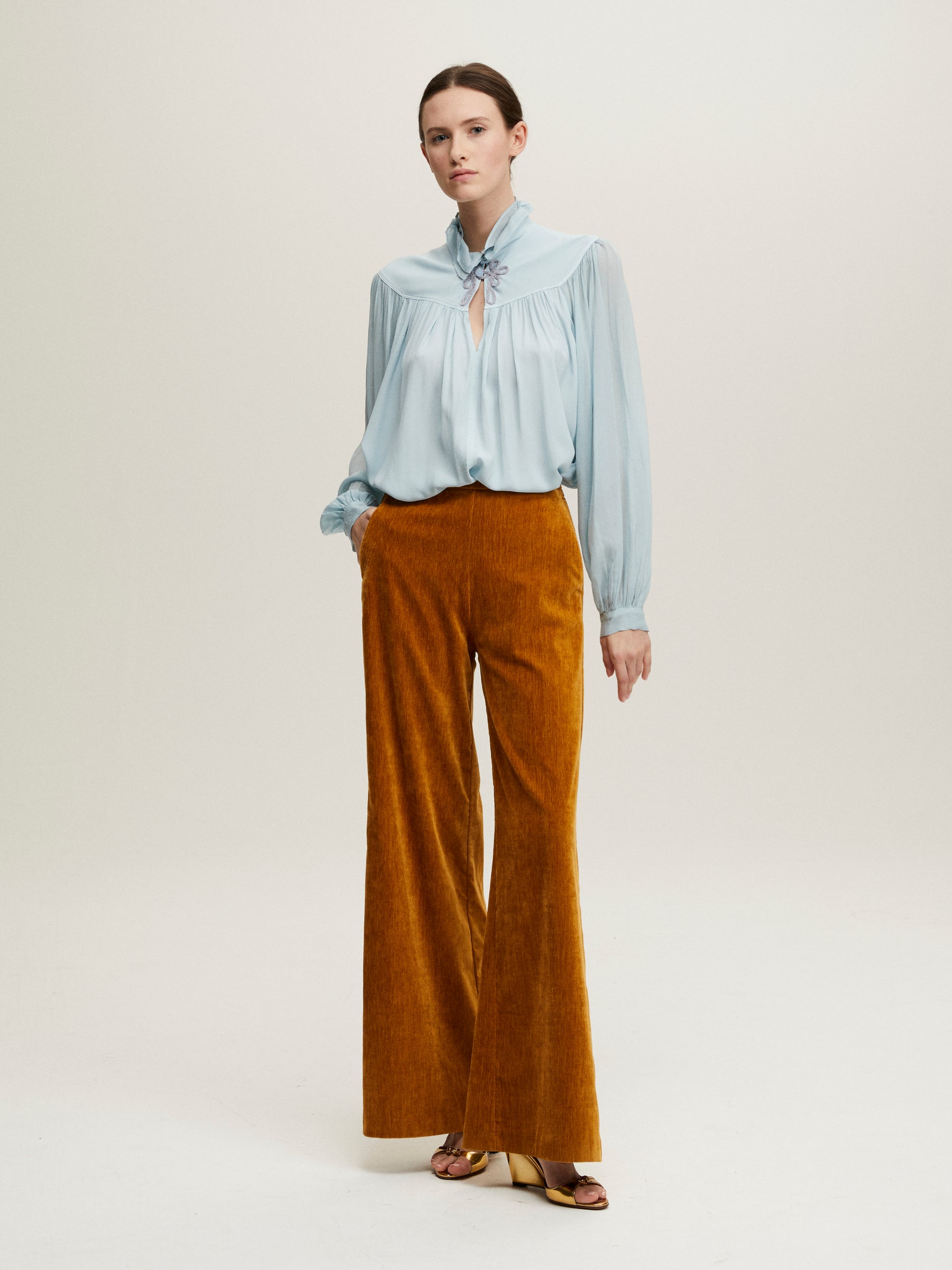PANTALON VELOURS AMBRA