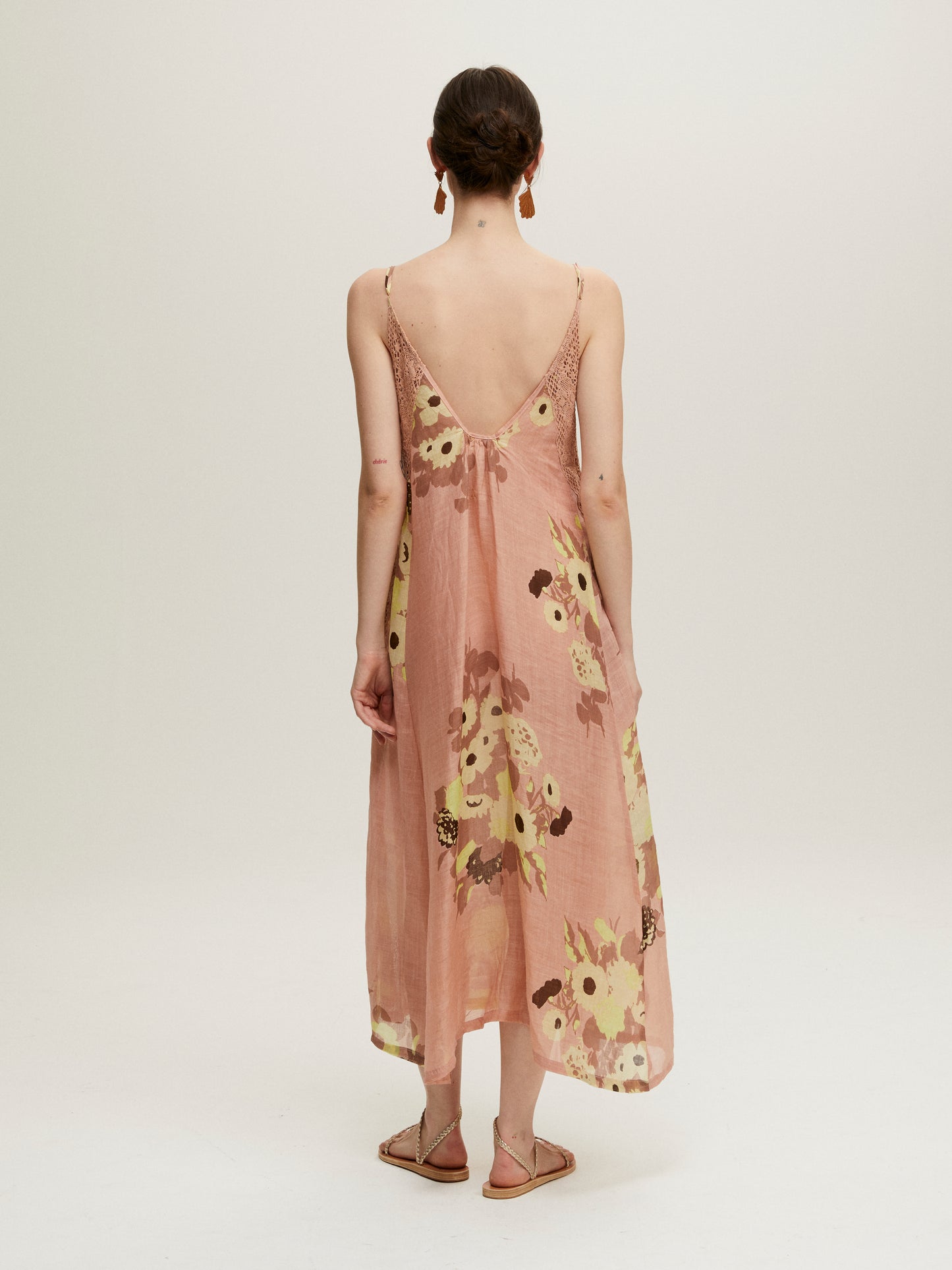 ROBE SLIP LACE PORCELAINE