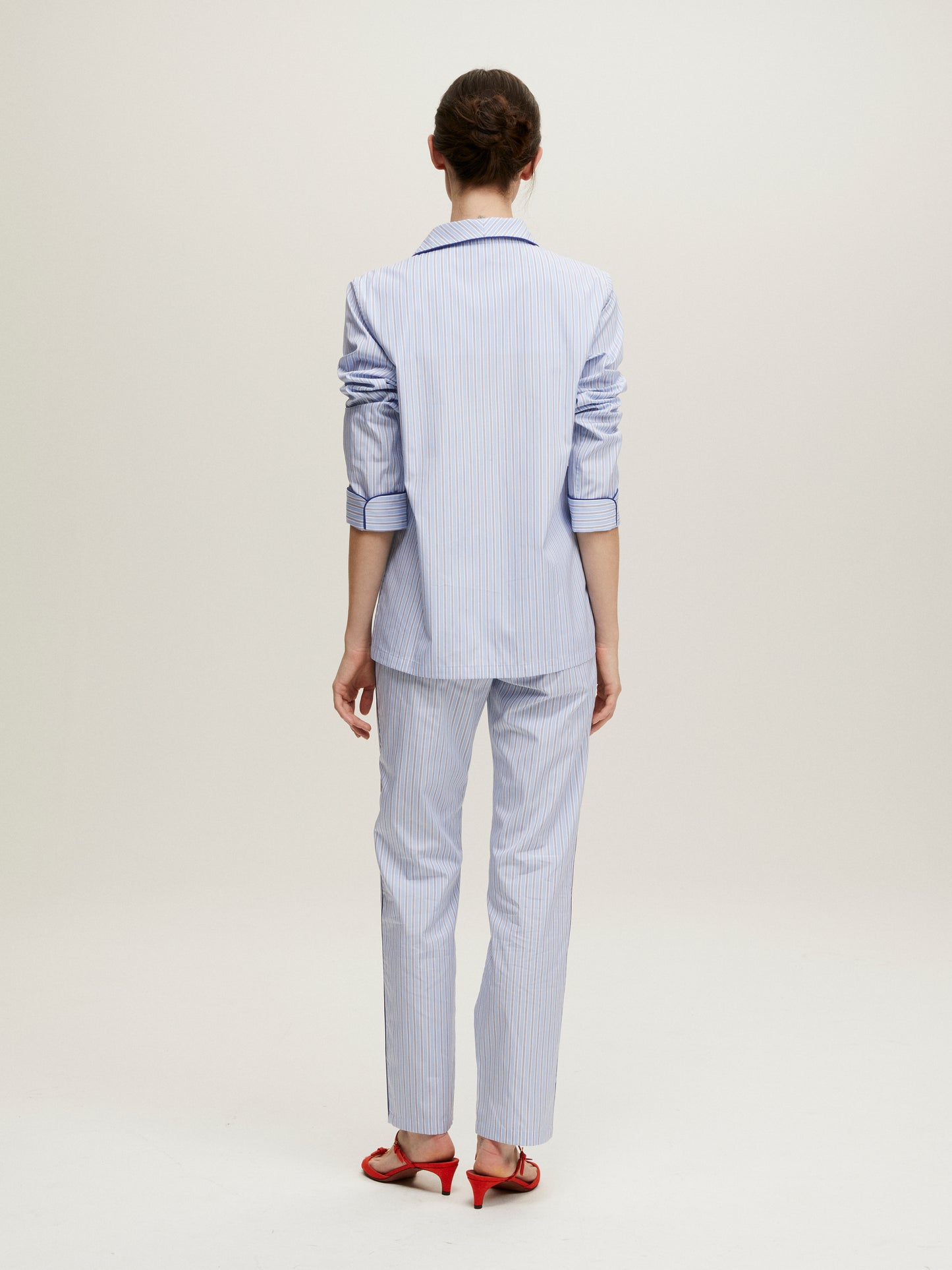 WALDORF BLUE STRIPED PAJAMAS