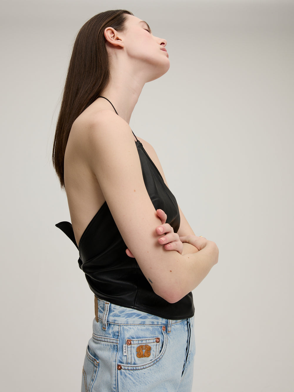 TOP ROSIE BLACK DIP LAMB