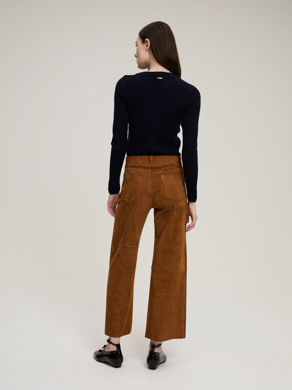 LILOU COYOTTE VELVET TROUSERS
