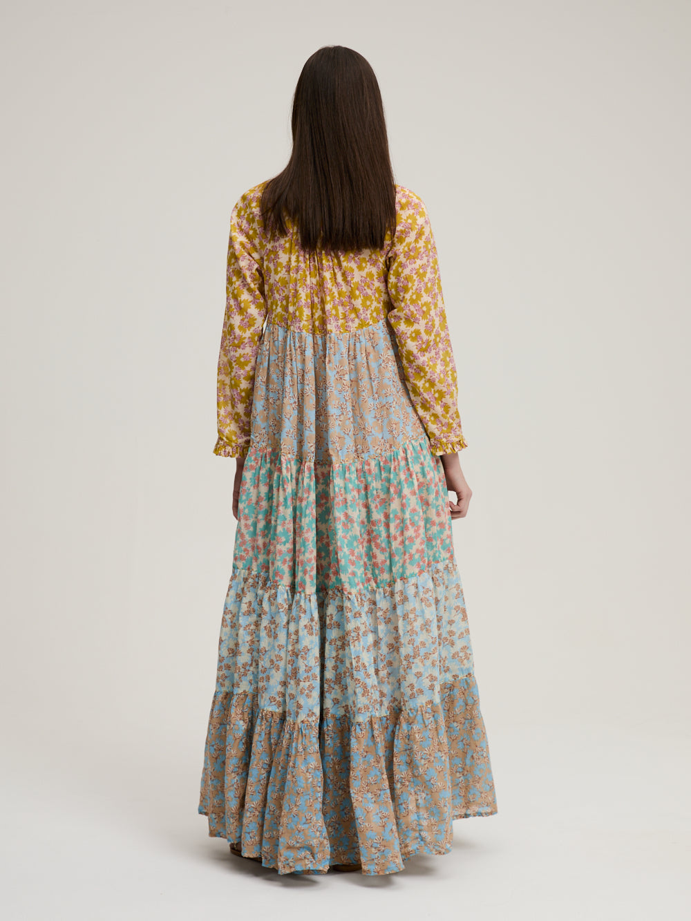 HIPPY LONG SLEEVE MAXI DRESS
