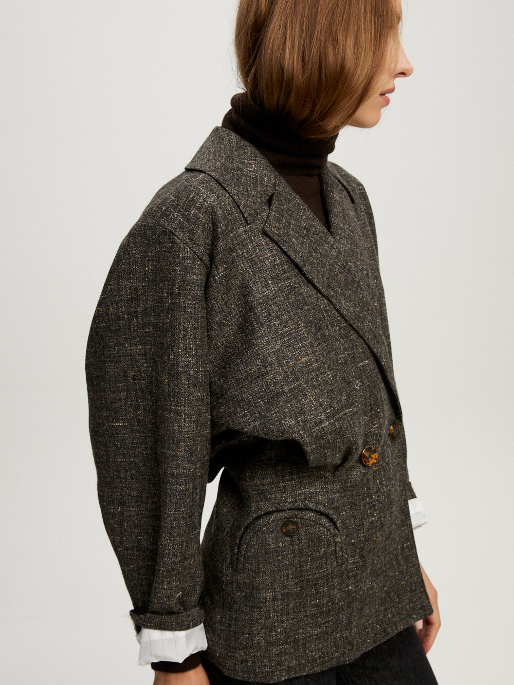 ARES SIRANUI GREY BLAZER