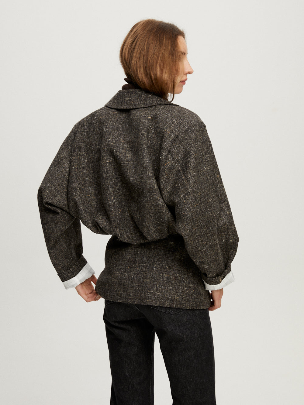 ARES SIRANUI GREY BLAZER
