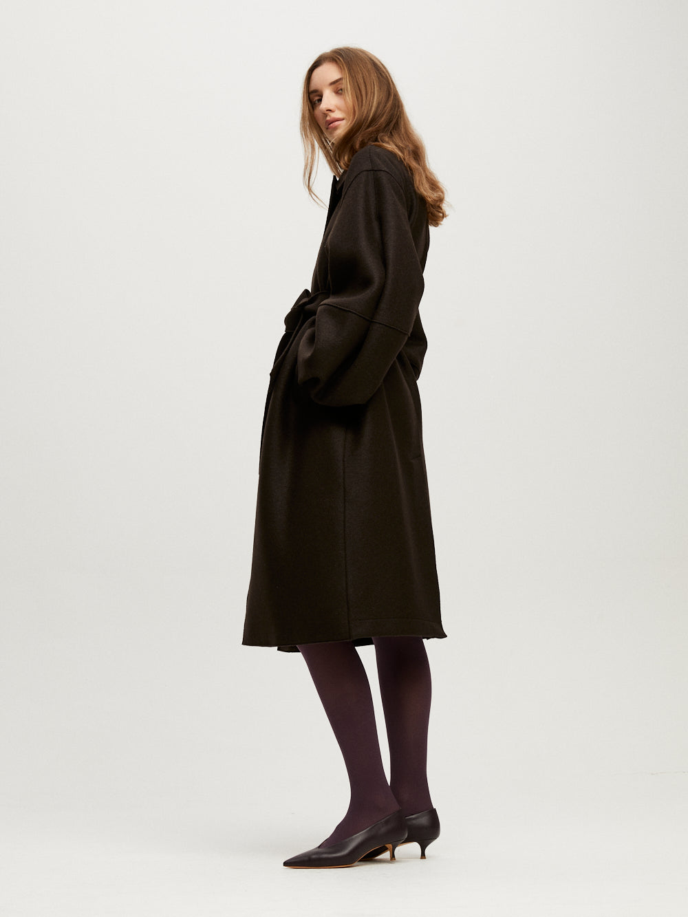 MANTEAU PUFF SLEEVES PRESSED
