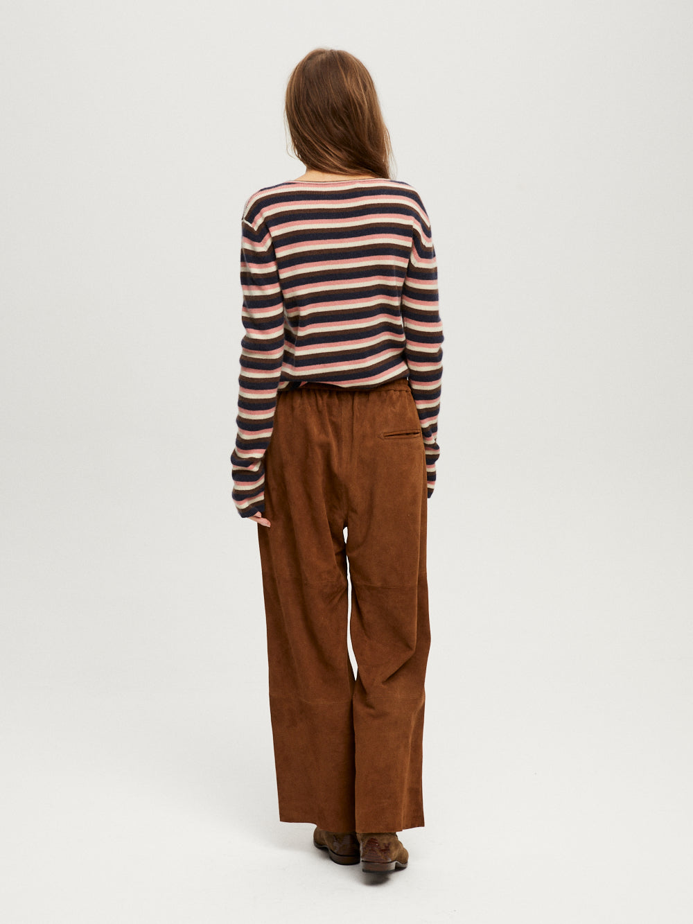 BROWN POST PANTS