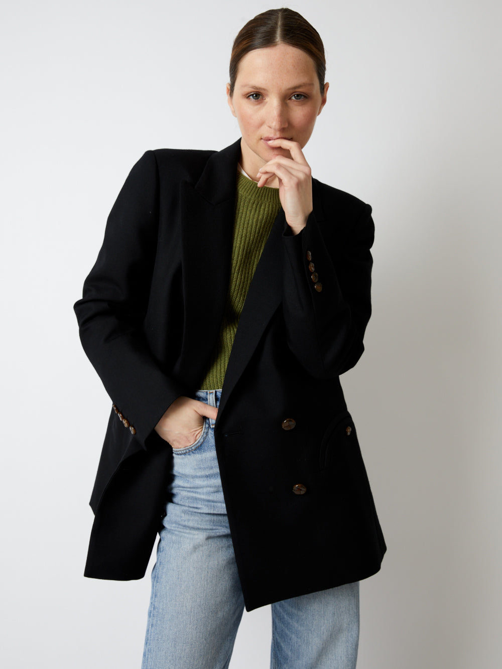 ALCANARA EVERYNIGHT BLAZER BLACK