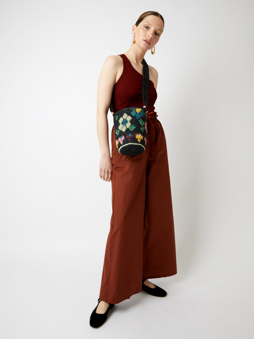 MINI BUCKET BAG NERI FIORI