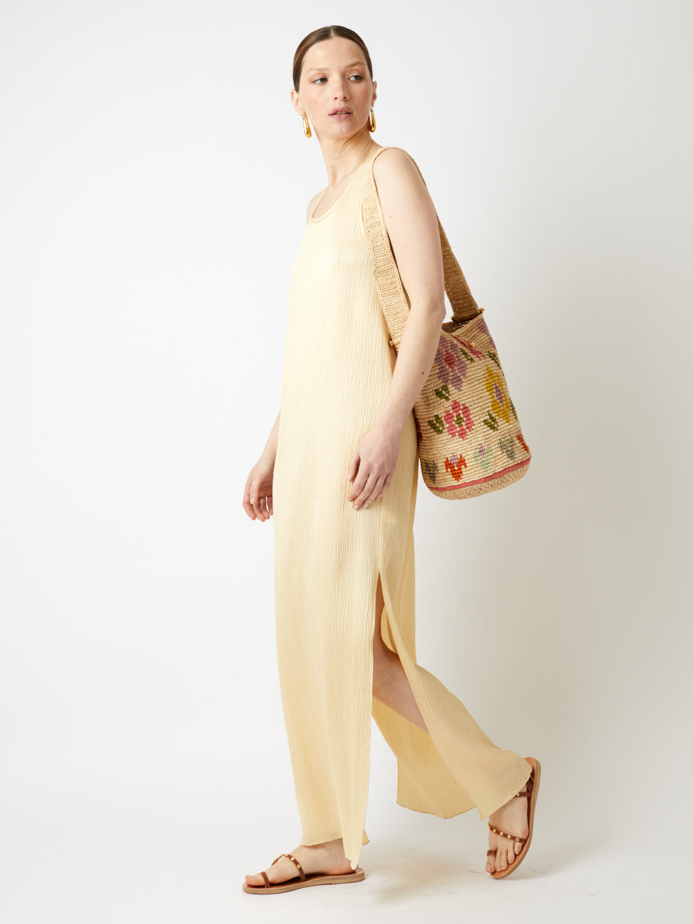 BIANCHI FIORI BUCKET BAG