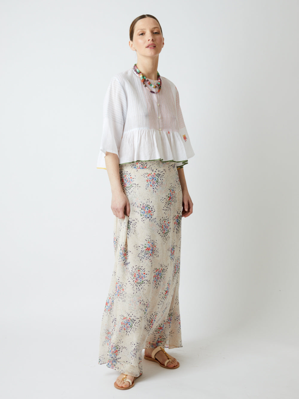 AMA PEPLUM BLOUSE