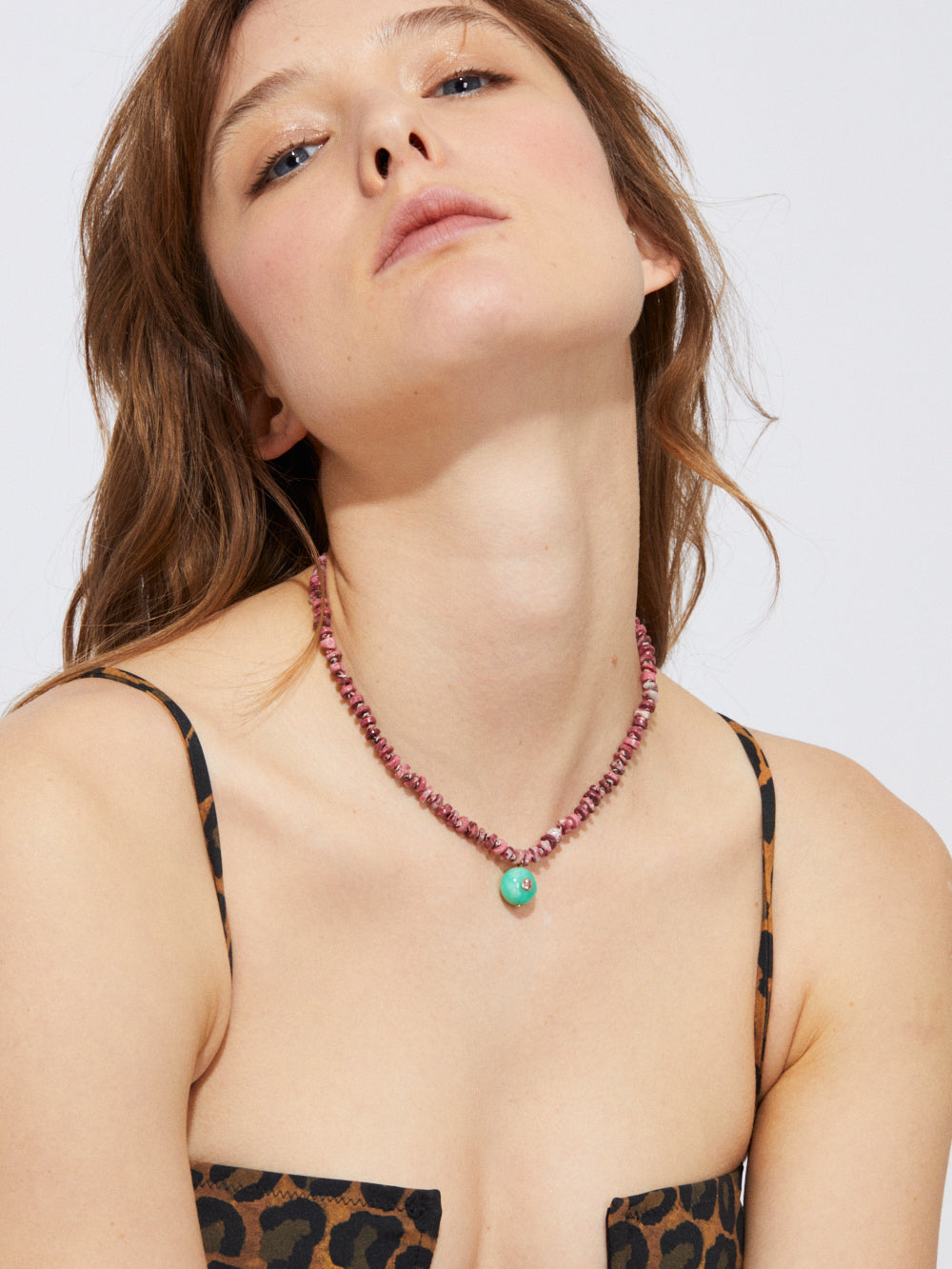 COLLIER CANDY RODHOCROSITE