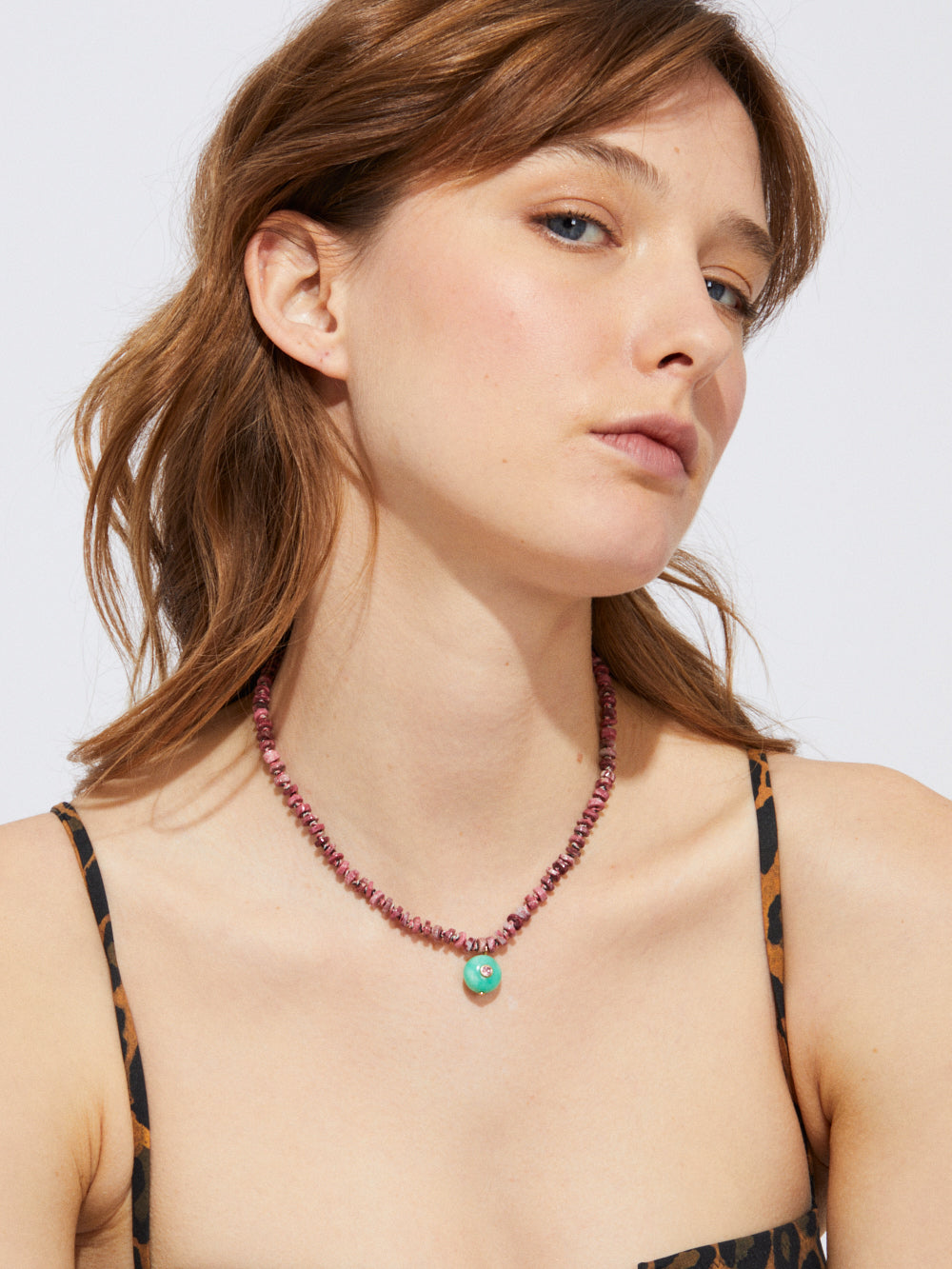 COLLIER CANDY RODHOCROSITE