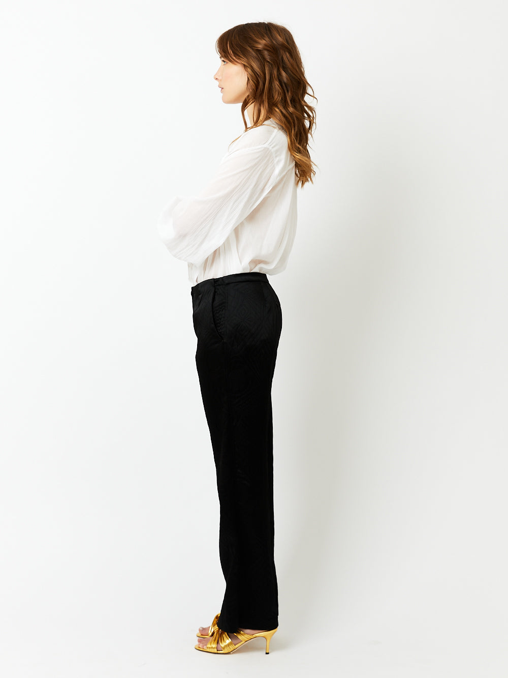 QUILTED COUTURE PANTS