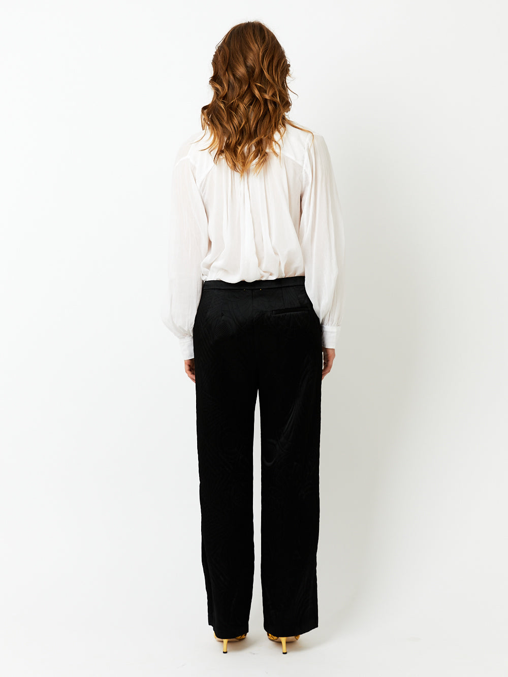 QUILTED COUTURE PANTS