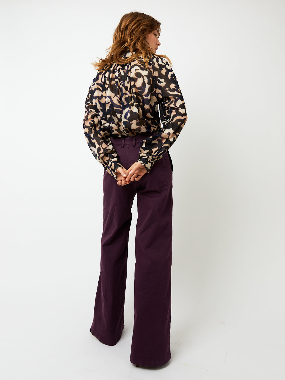 BOLERO COTTON WIDE PANTS