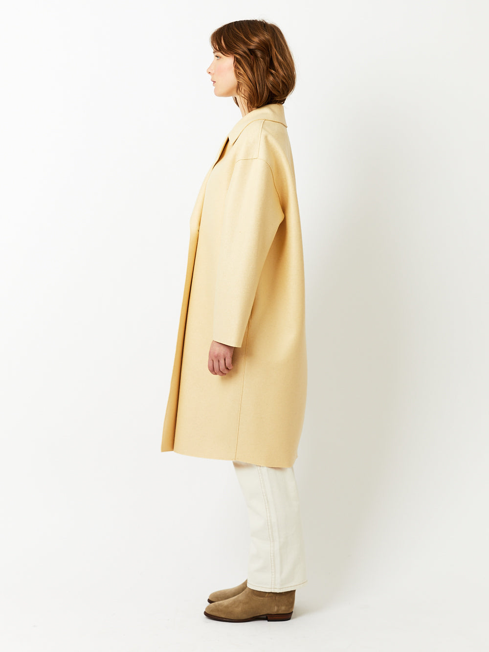 MANTEAU DROPPED SHOULDER VANILLA