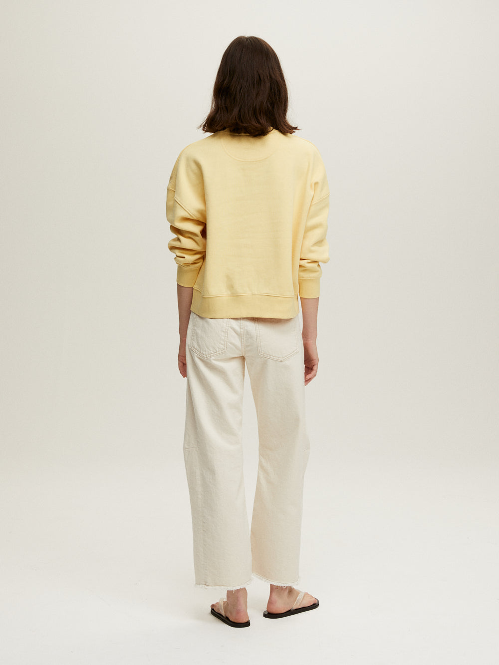 25 YEARS SHORT YELLOW SWEATSHIRT