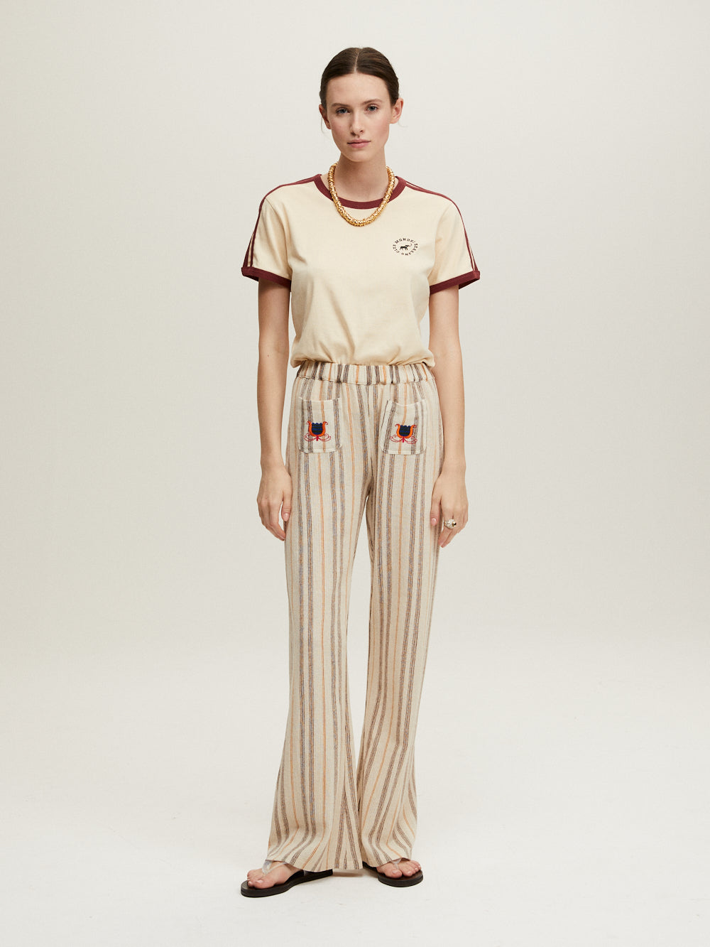 COACH BEIGE T-SHIRT