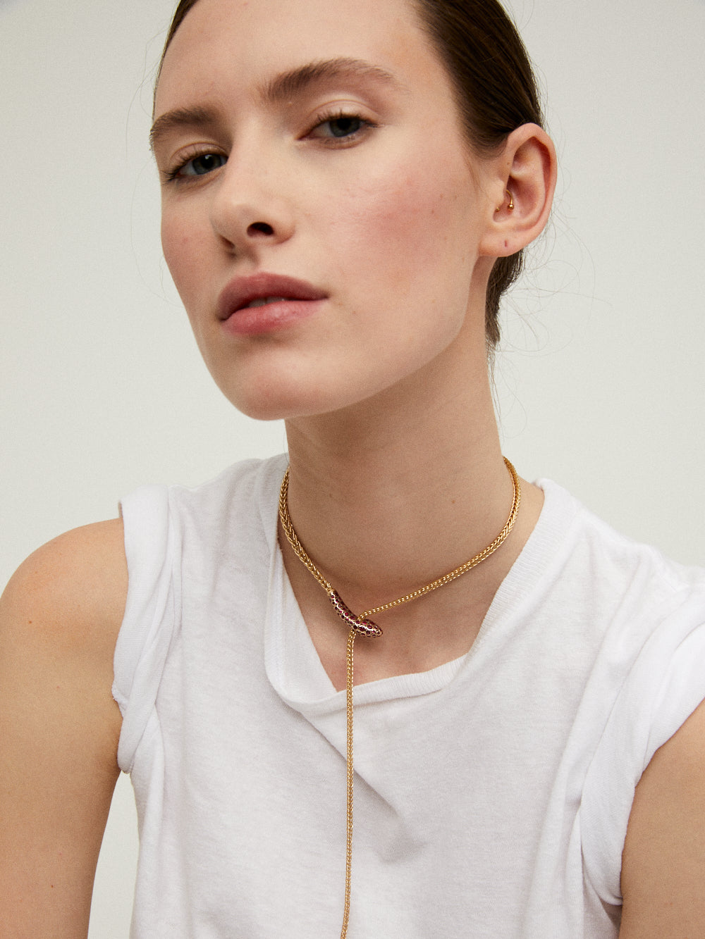 COLLIER BASILIK RUBIS