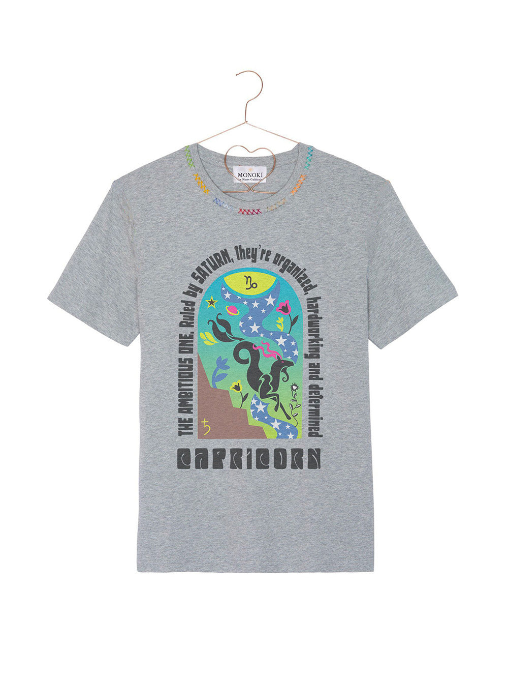 ASTRO T-SHIRT GREY CAPRICORN