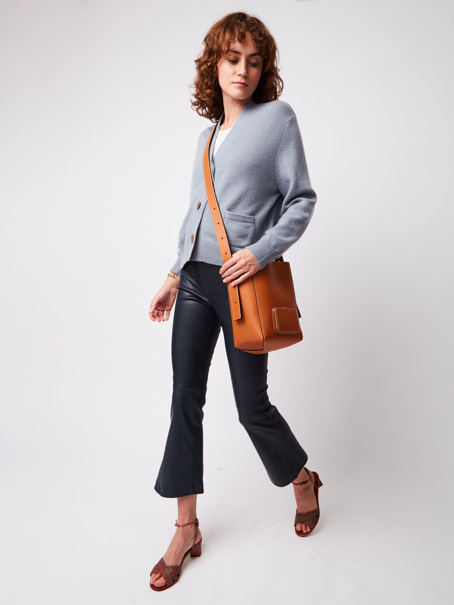 LOU CARDIGAN BLUE GREY