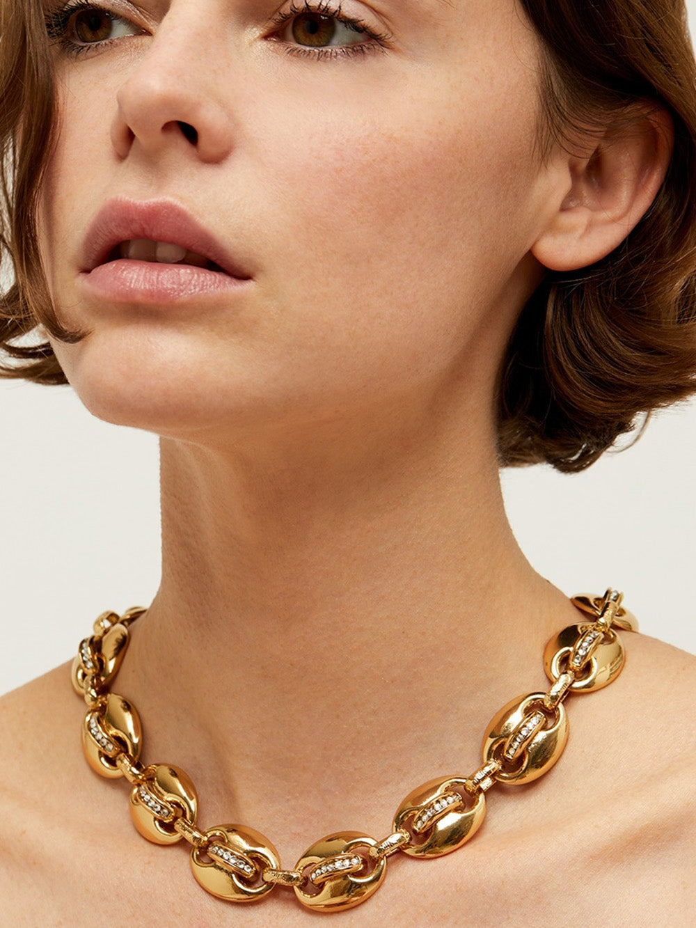 COLLIER COPHEA MINI STRASS OR