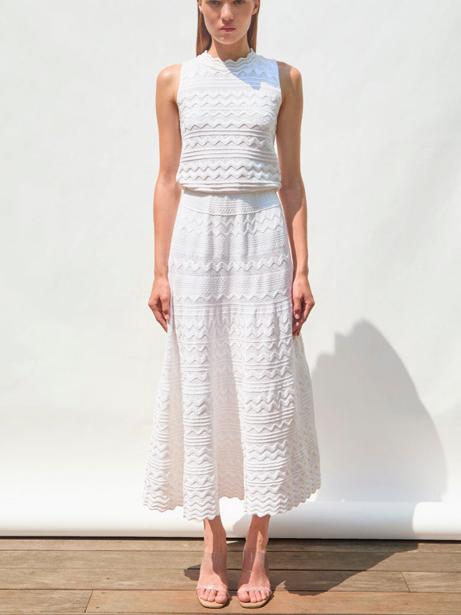 CECILIA MILK DRESS