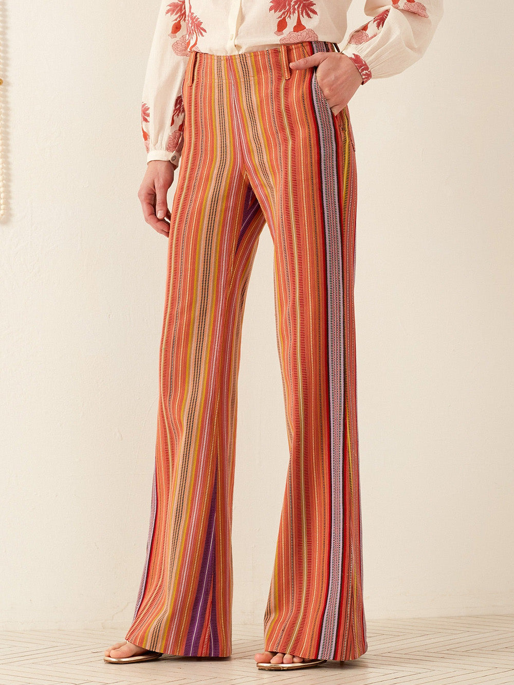 CHARLIE IKAT STRIPED PANTS