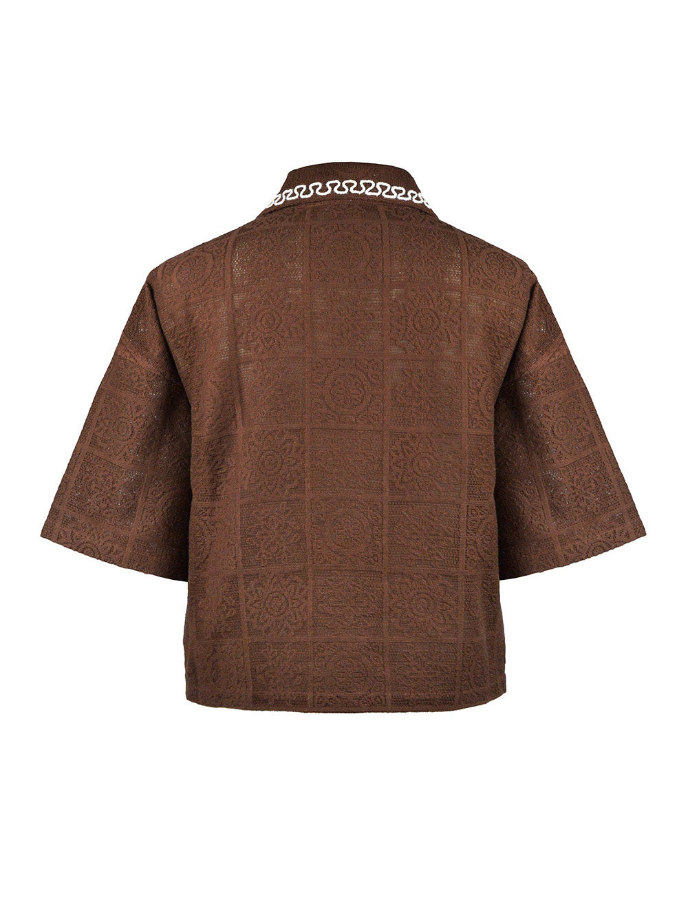 CHEMISE VENISE CHOCOLAT