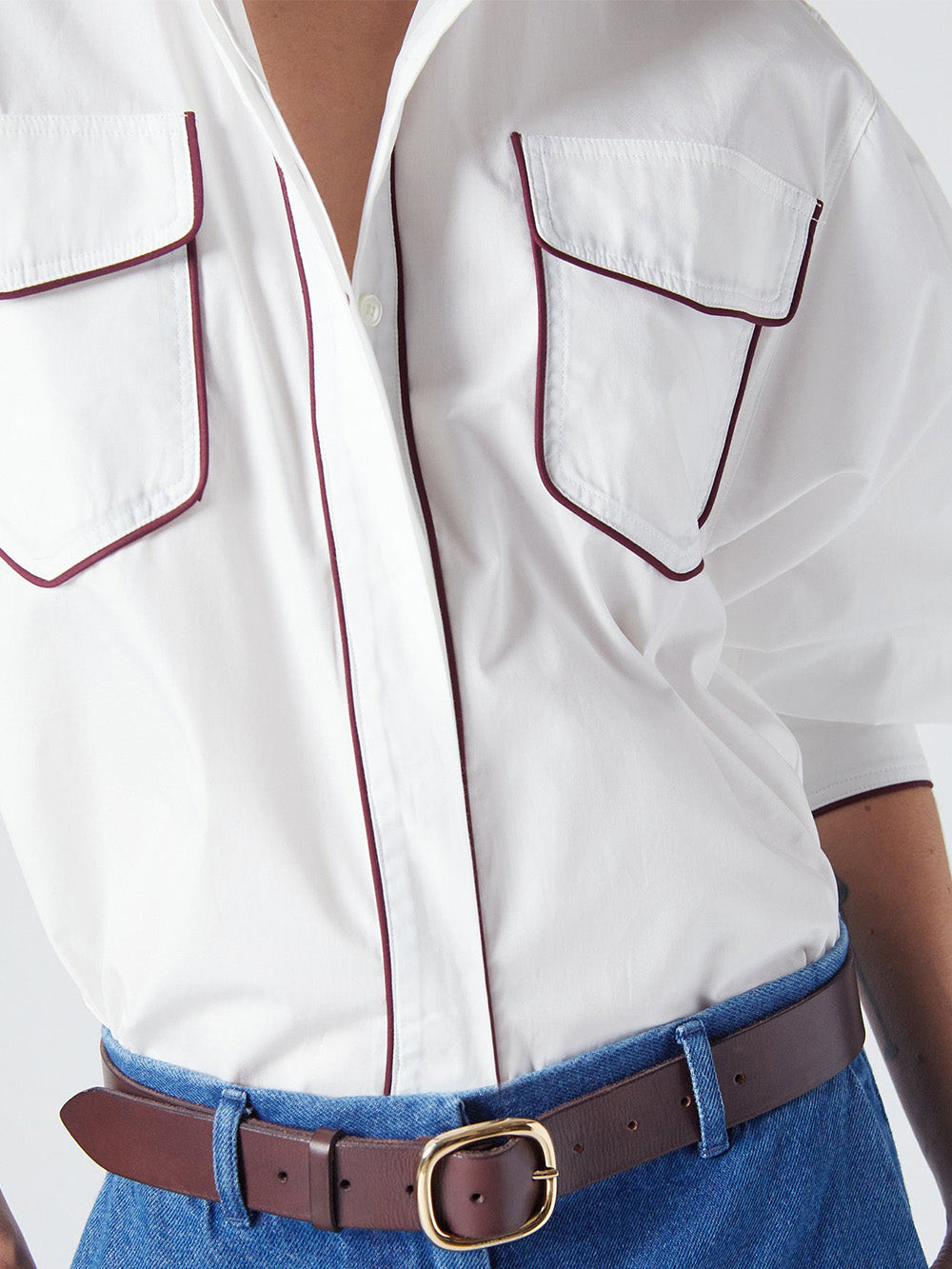 CHEMISE WAYNE GARNET