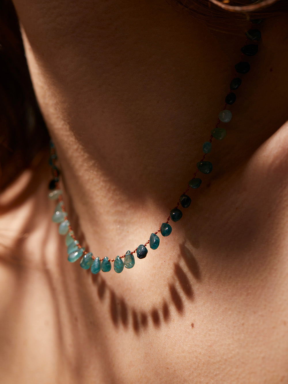 OSPREY GRANDIDIERITE NECKLACE