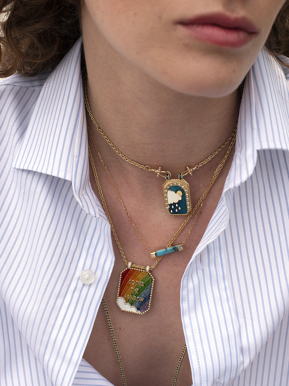 COLLIER VILLA EILEEN TURQUOISE