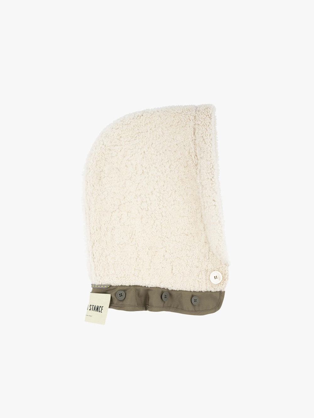 CAPUCHE SHEARLING EN CUIR TAN