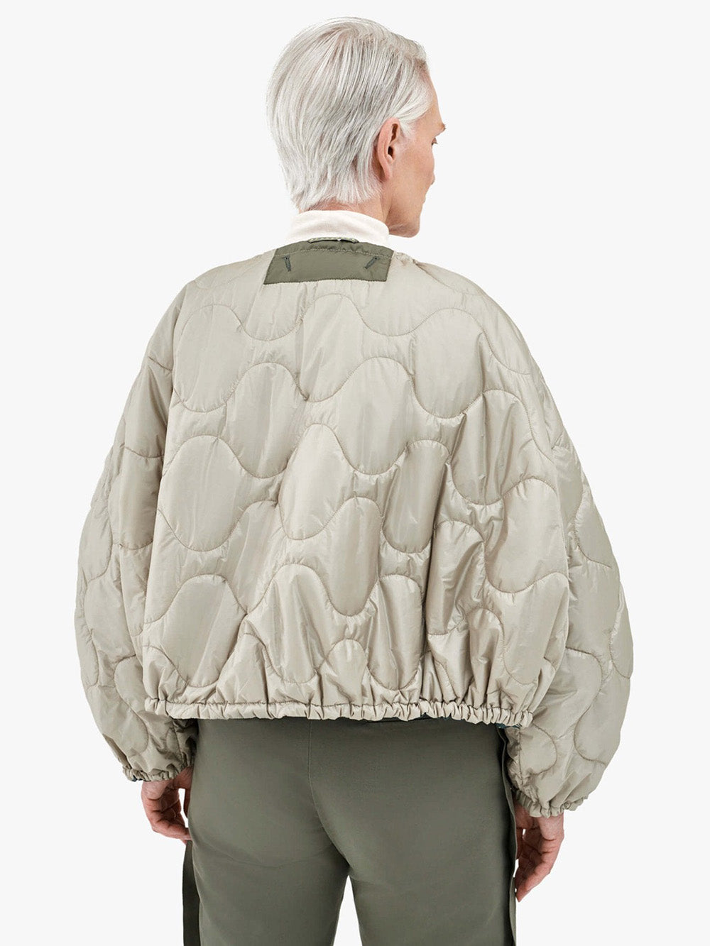 BOMBER PARACHUTE MINERAL GREEN & DOVE GREY