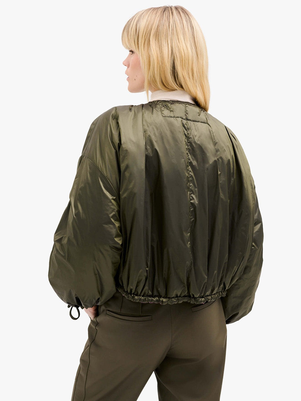 BOMBER PARACHUTE AMETHYSTE & OLIVE